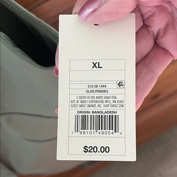 a new day Olive Green Button-Up Top - Picture 3 of 9